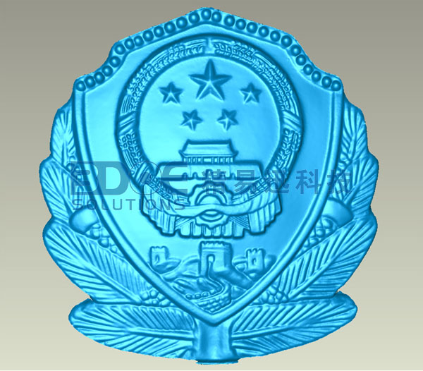 精雕浮雕三維掃描案例——國徽